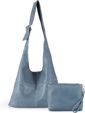 Hobo Bags Purse for Women Ultra Soft Foldable Shoulder Slouchy Handbags with Cos